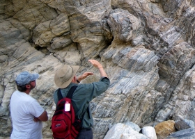 Geologists at an outcrop (Source: D. Bloom)